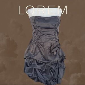 Torrid Black Strapless Dress